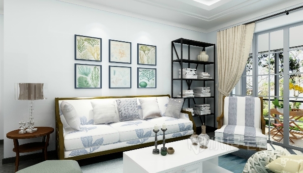 100㎡/兩室一廳一衛(wèi)/簡約