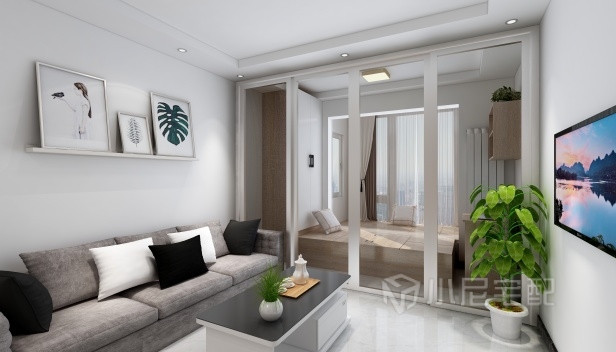 50.49㎡/一室一廳一衛(wèi)/簡(jiǎn)約