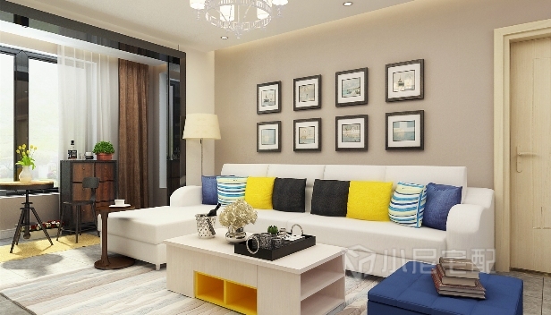 110㎡/兩室一廳兩衛(wèi)/現(xiàn)代