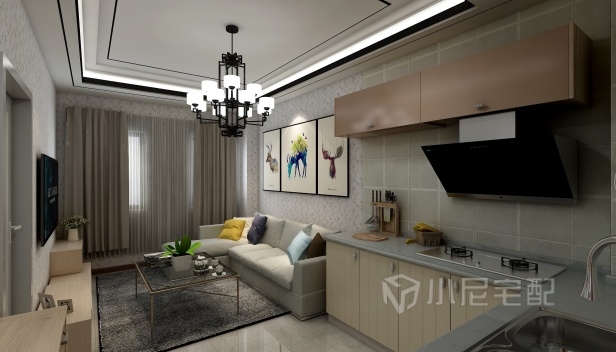 30㎡/一室一廳一衛(wèi)/簡(jiǎn)約