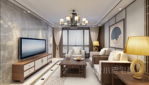 136㎡/三室兩廳兩衛(wèi)/中式