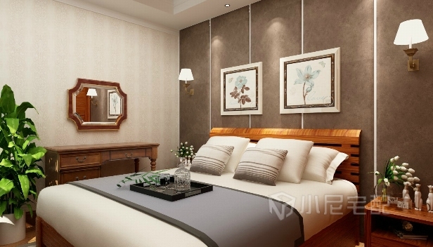 85㎡/兩室一廳一衛(wèi)/新古典