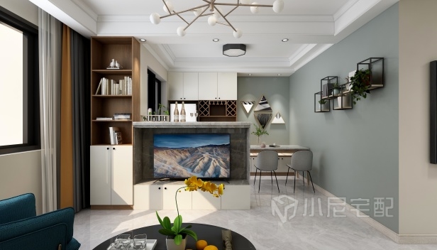 100㎡/三室兩廳一衛(wèi)/簡約