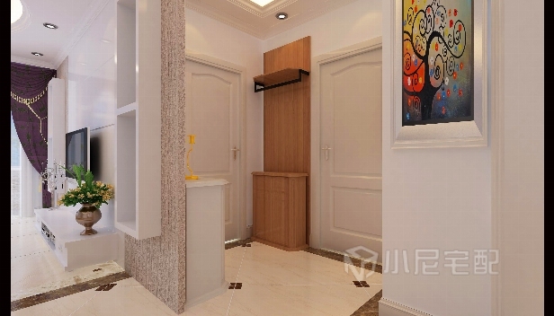 91.36㎡/三室兩廳兩衛(wèi)/歐式