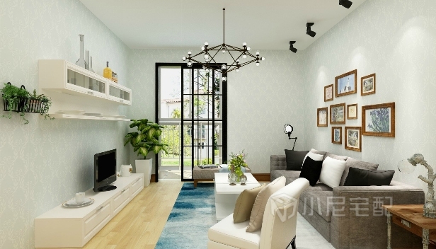 80㎡/兩室一廳一衛(wèi)/田園