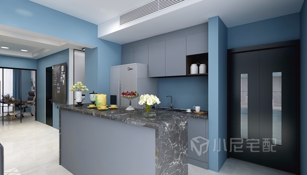 86.369㎡/兩室一廳兩衛(wèi)/地中海