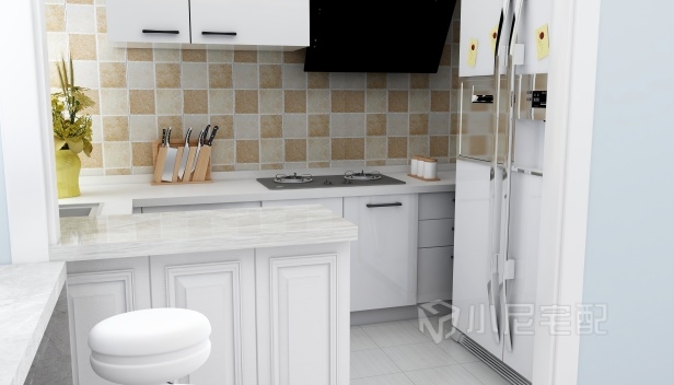 110㎡/三室兩廳一衛(wèi)/混搭