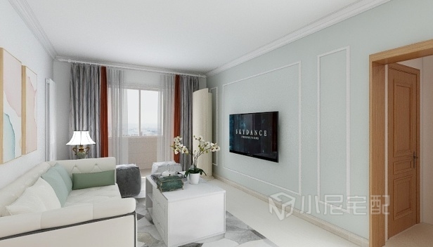 92㎡/三室一廳一衛(wèi)/簡約