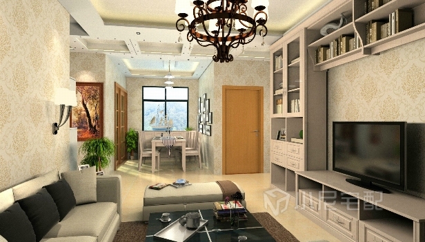 88㎡/兩室兩廳一衛(wèi)/現(xiàn)代