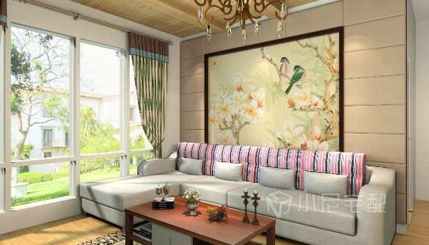 88.55㎡/兩室兩廳一衛(wèi)/新古典