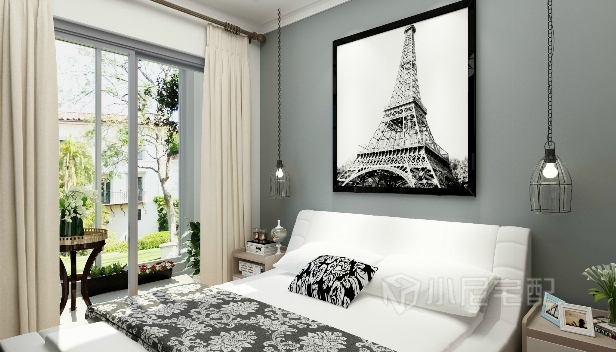 80㎡/兩室一廳一衛(wèi)/現代