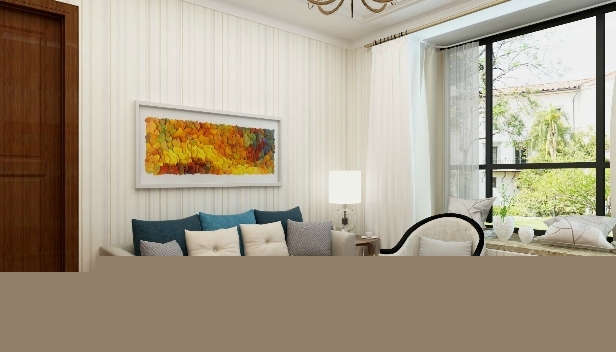 90㎡/兩室兩廳一衛(wèi)/新古典