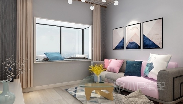 97㎡/兩室一廳一衛(wèi)/現(xiàn)代