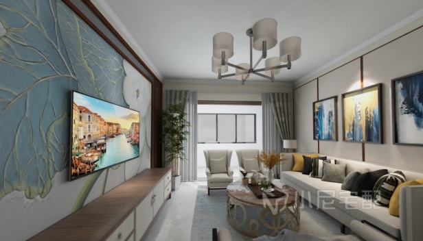 83㎡/三室兩廳一衛(wèi)/中式