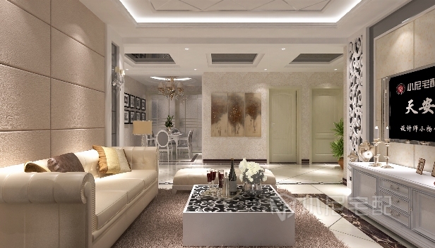 109㎡/三室兩廳一衛(wèi)/混搭