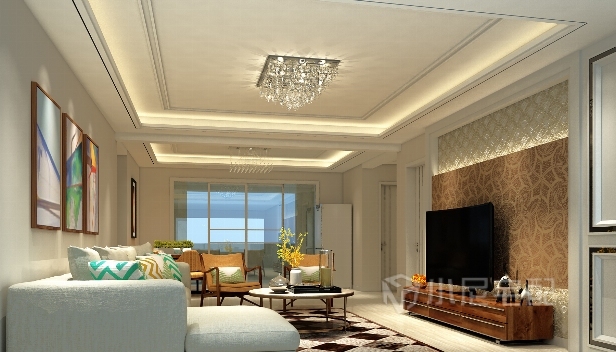 98㎡/三室兩廳一衛(wèi)/混搭