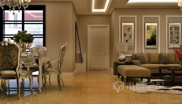 93㎡/三室兩廳兩衛(wèi)/現(xiàn)代