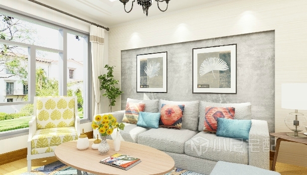 80㎡/兩室一廳一衛(wèi)/簡約