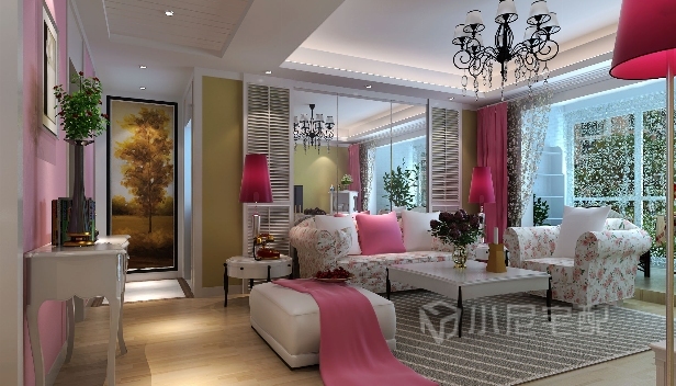 95㎡/兩室兩廳一衛(wèi)/田園