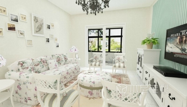 90㎡/兩室兩廳一衛(wèi)/田園