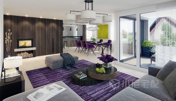 120㎡/三室一廳一衛(wèi)/現(xiàn)代